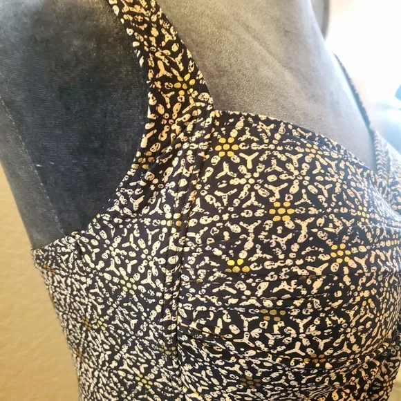 Niptuck Swim 'Joanne' Nautical Foil Print Navy & Gold One-Piece Swimsuit -Size 8 - Picture 6 of 15